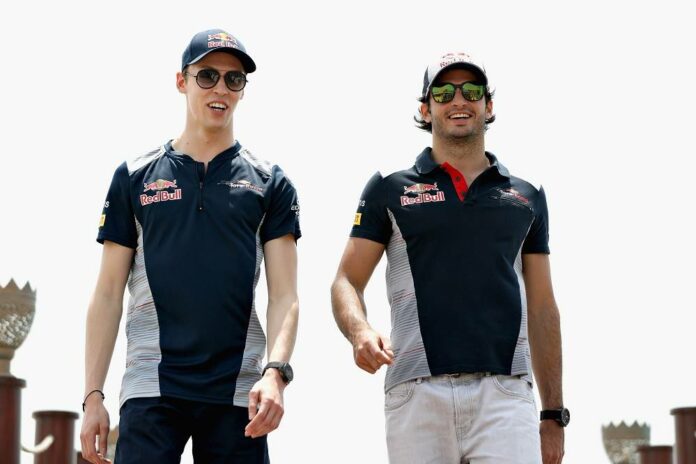 Kvyat, Sainz