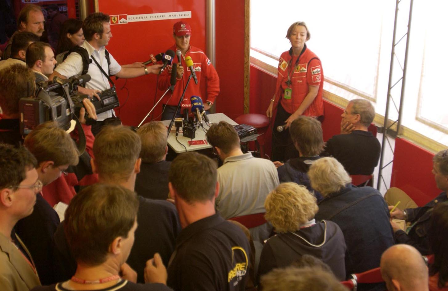 Sabine Kehm így tudta meg, hogy baleset érte Schumachert