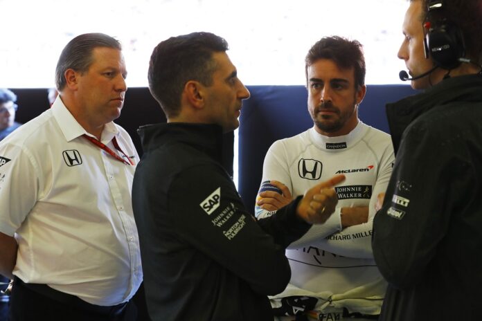 Zak Brown, Alonso