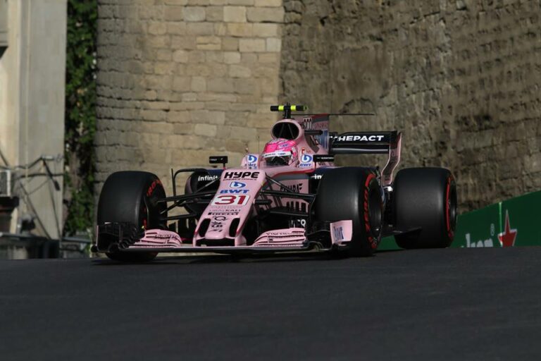Pérez, Force India, Baku
