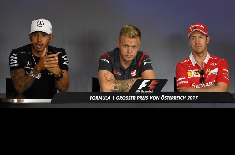 Hamilton, Magnussen Vettel