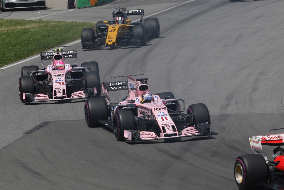 Pérez, Ocon, Force India