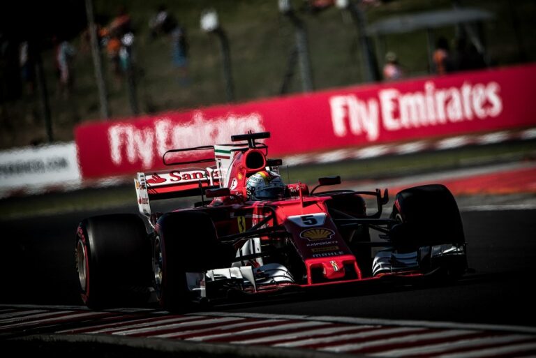 Vettel, Ferrari, Hungaroring