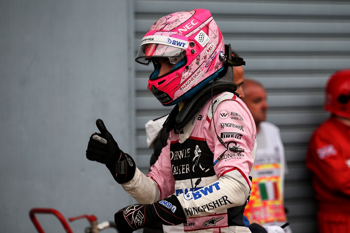 Ocon a dobogóra hajt Monzában