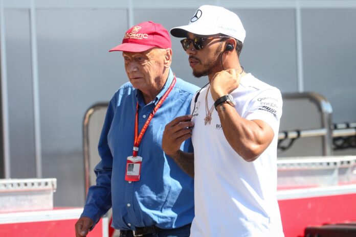 Niki Lauda, Lewis Hamilton