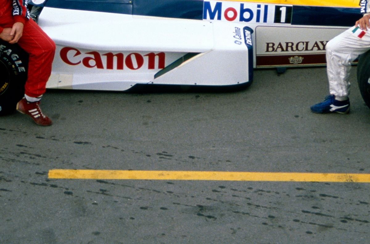 Napi retró: Williams csapatfotó, 1988