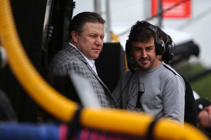 Zak Brown, Alonso, Indy 500, triple