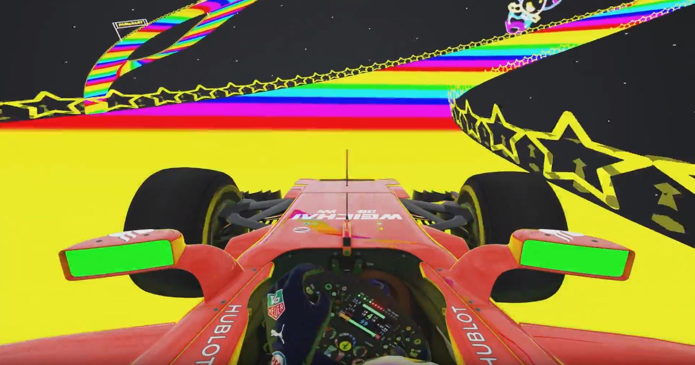Assetto Corsa x Mario Kart Szivárvány út