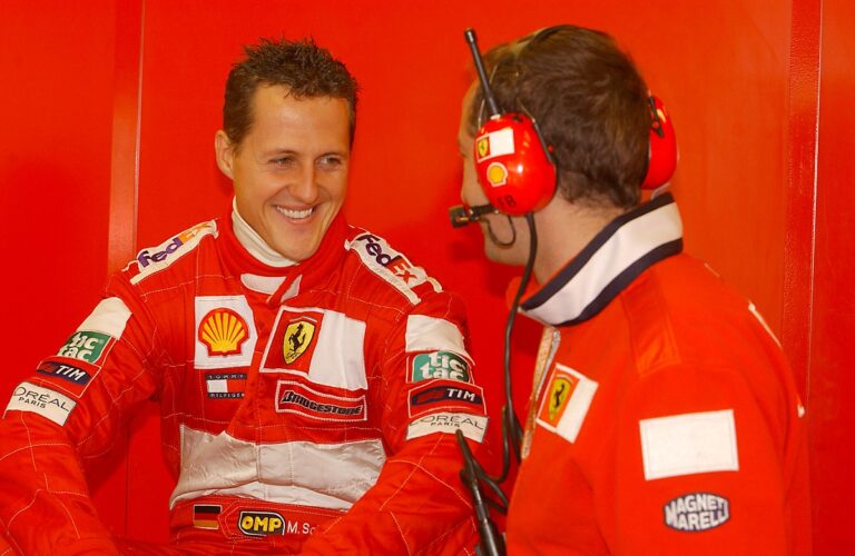 Michael Schumacher, motorhome