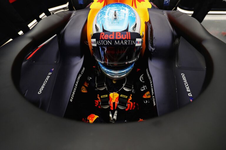 Daniel Ricciardo Red Bull Halo