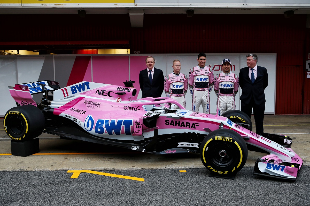 Rózsaszín álmokat kergetnek a Force India VJM11-gyel