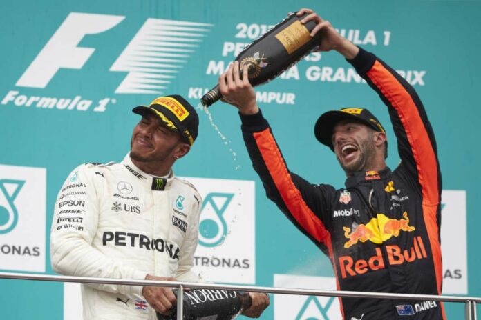 Hamilton, Ricciardo