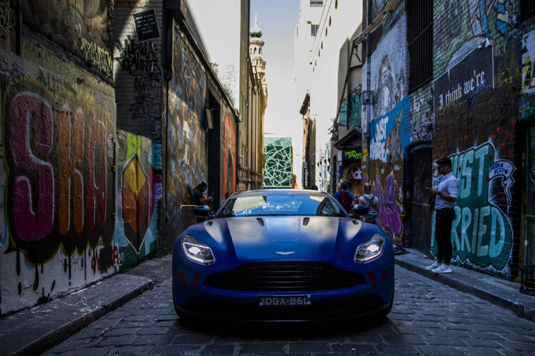 Aston Martin DB11 graffiti
