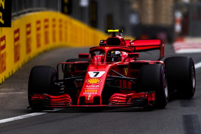 Räikkönen, Ferrari, Baku
