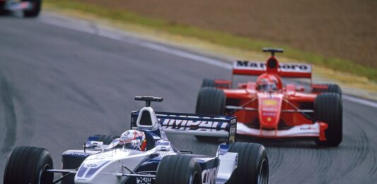 Juan Pablo Montoya & Michael Schumacher, F1, racingline.hu