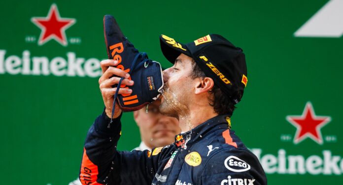 Daniel Ricciardo Shoey