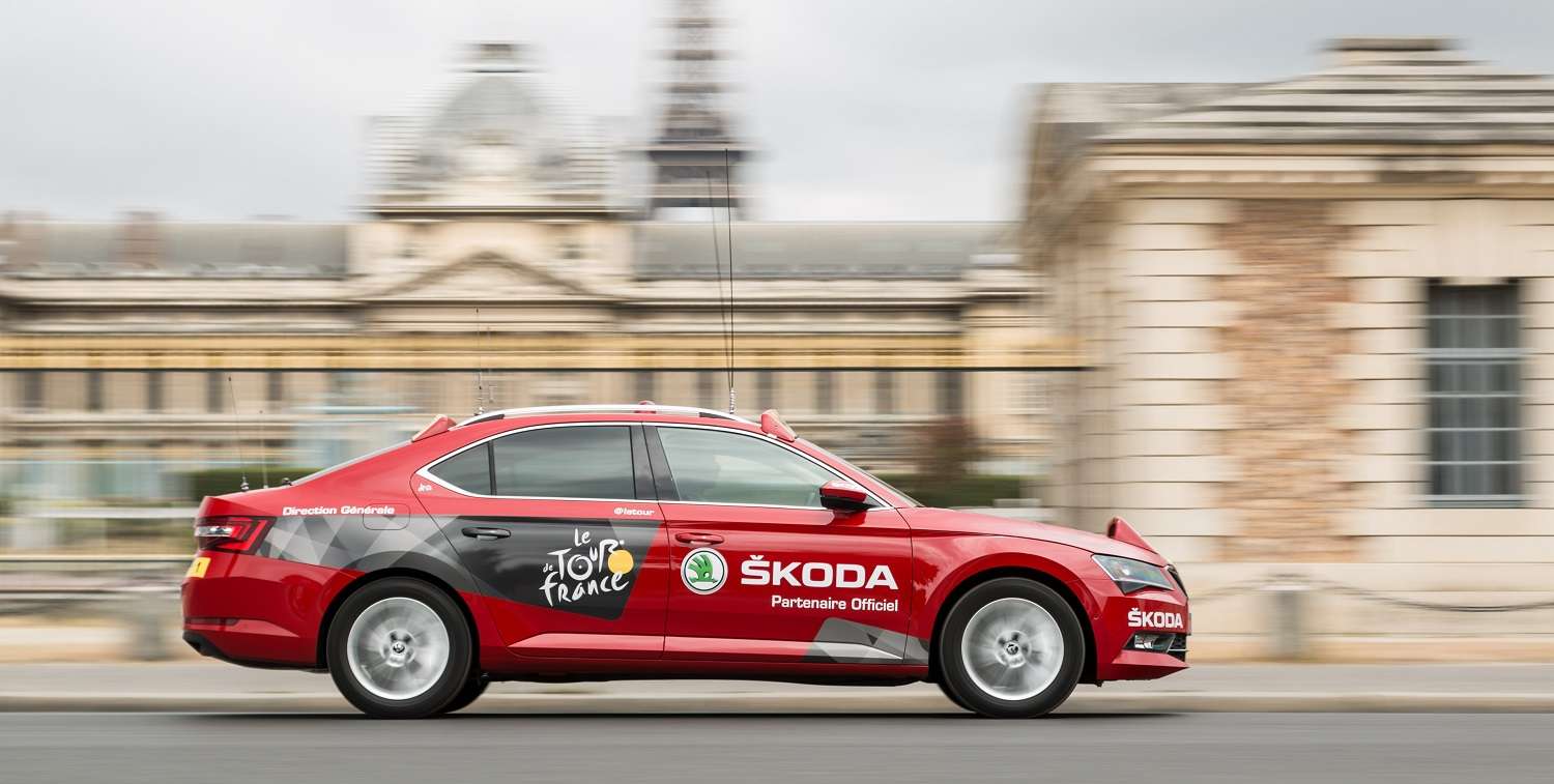 A ŠKODA már a 15. alkalommal lesz a Tour de France fő támogatója