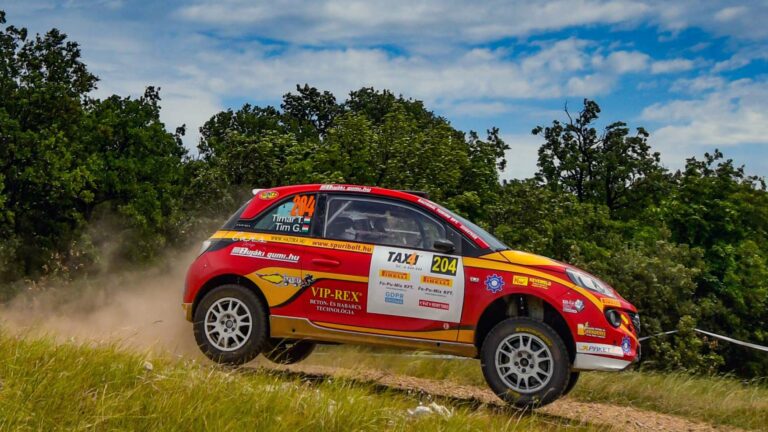 Tim Gábor hét pontos Veszprém Rallye-ja