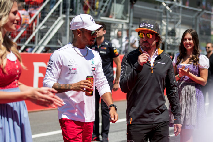 alonso, hamilton
