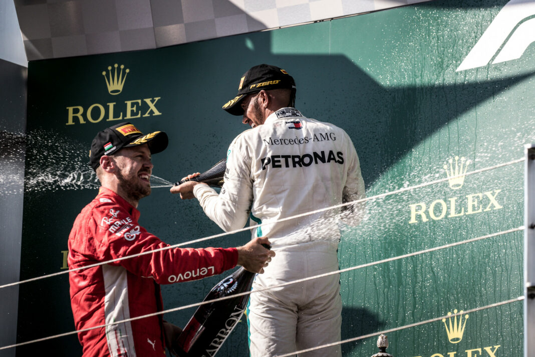 Lewis Hamilton Sebastian Vettel, racingline, racinglinehu, racingline.hu