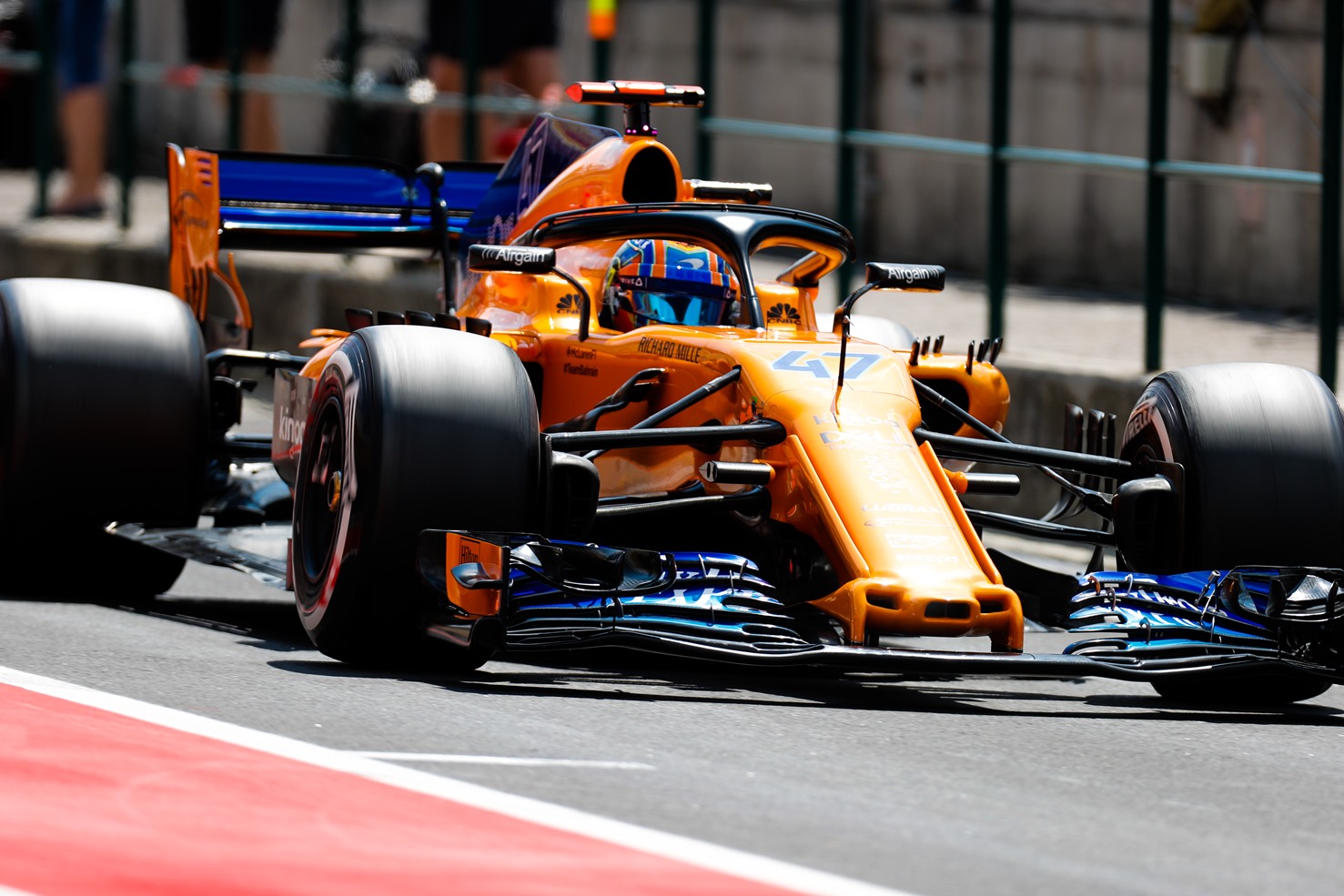 Norris Monzában is beül a McLarenbe