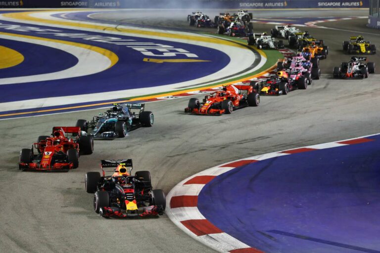 F1, Szingapúri Nagydíj, rajt, Red Bull, Verstappen