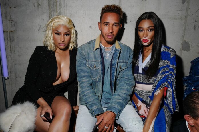 Nicky Minaj, Lewis Hamilton, Winnie Harlow