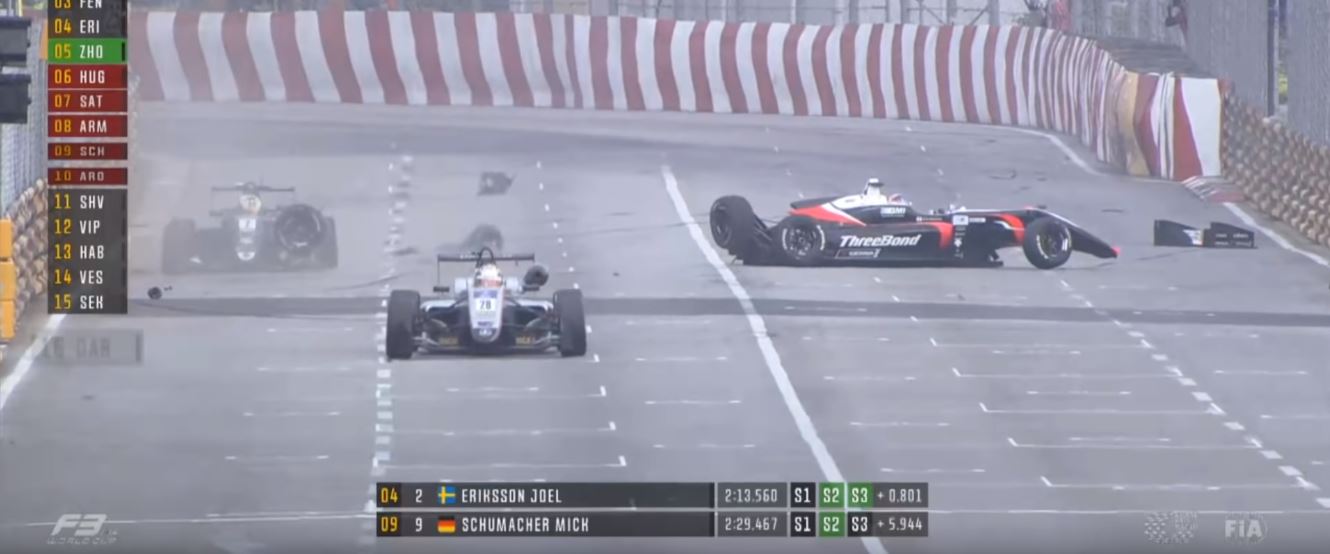 Már az időmérőn is volt F3-as baleset Makaóban