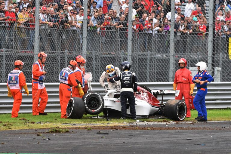 Ericsson, Sauber, Monza, baleset