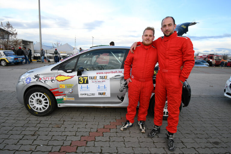 Tim Gábor új autóval dobogós a Mikulás Rallye-n