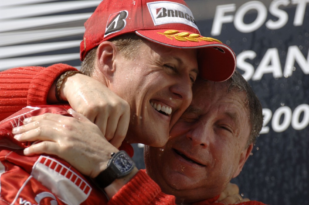 Michael Schumacher Jean Todt racingline, racinglinehu, racingline.hu