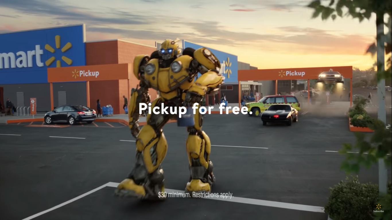 Híres filmes autók a Walmart új reklámfilmjében!