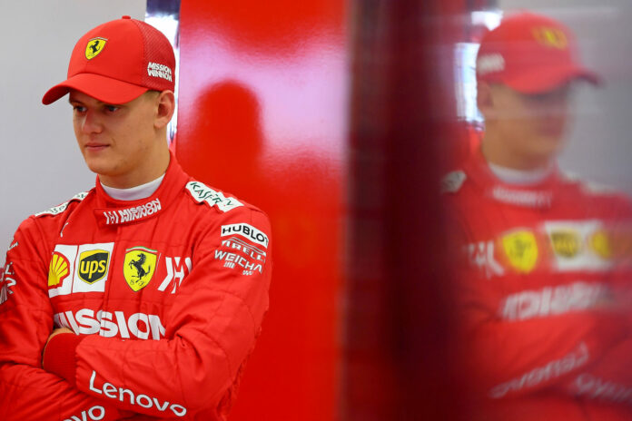 Mick Schumacher, Ferrari, teszt, Bahrein