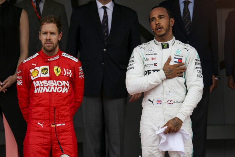 Sebastian Vettel, Lewis Hamilton, racingline.hu