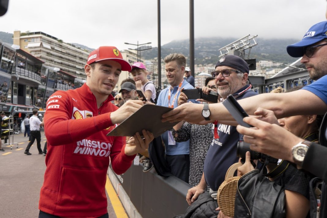 Charles Leclerc, fans, nézők