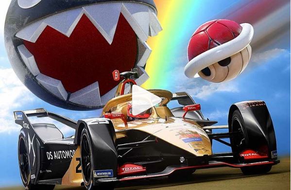 Super Mario Kart stílusban promózza a szezonzárót a Formula E