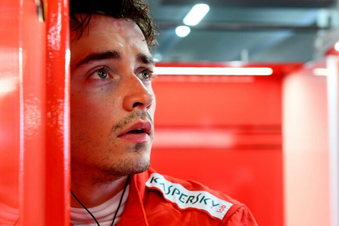 Charles Leclerc Ferrari,, Racingline