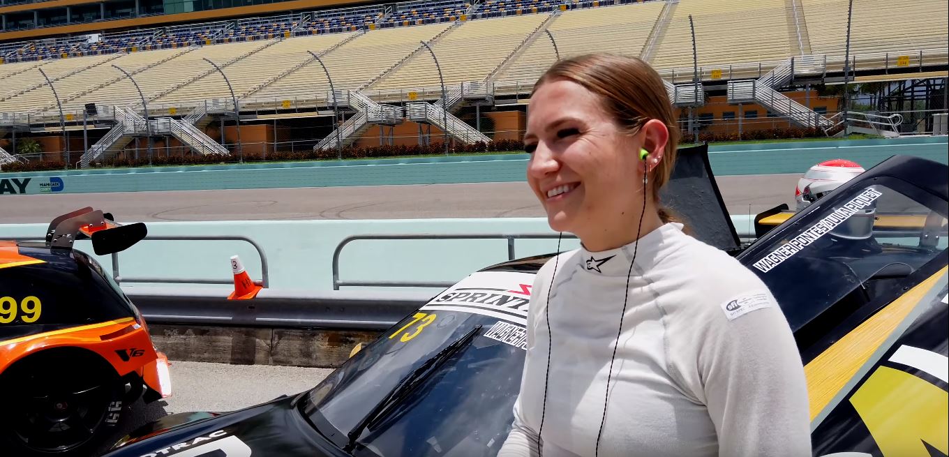 Nelson Piquet lánya teljesítette élete első futamát