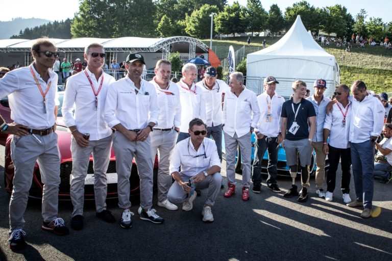 Emanuele Pirro, David Coulthard, Patrick Dempsey, Jos Verstappen, Helmut Marko, Hans-Joachim Stuck, Dieter Quester, Billy Monger, Jean Alesi, Patrick Friesacher, Gerhard Berger, Tom Kristensen