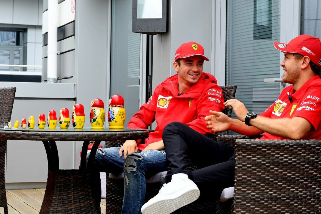 Charles Leclerc, Sebastian Vettel, Ferrari, racingline, racinglinehu, racingline.hu