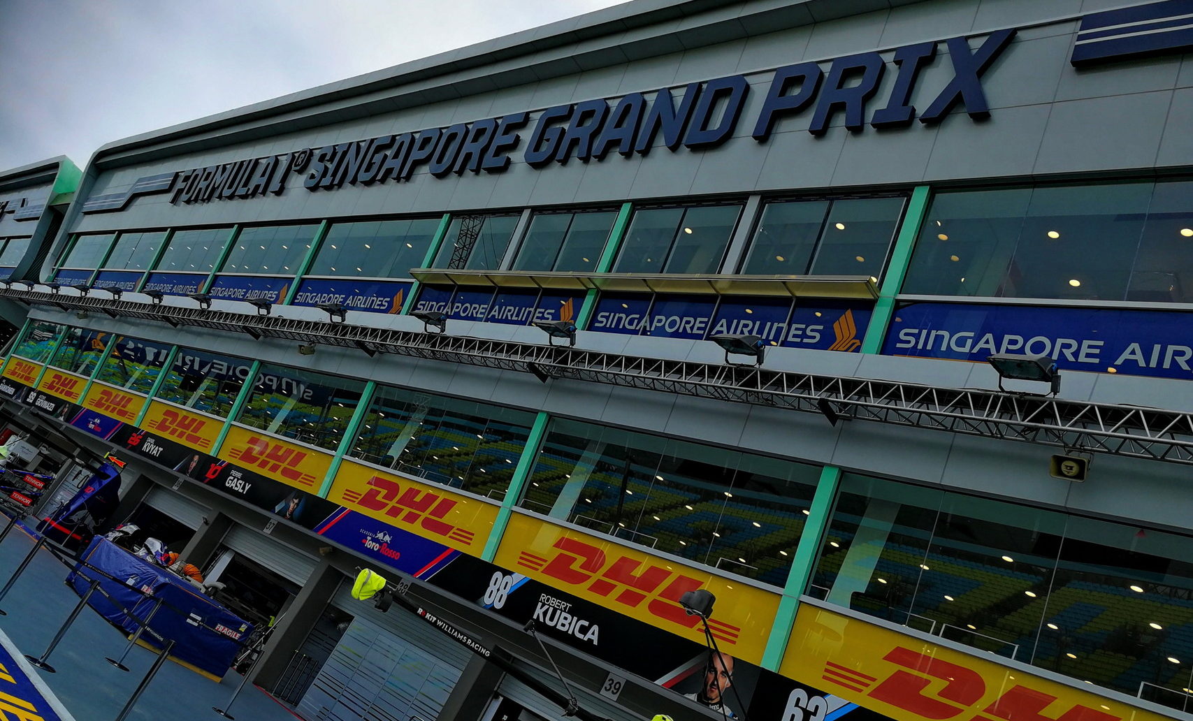 Covid-központként hasznosítják a szingapúri F1-es bokszépületet