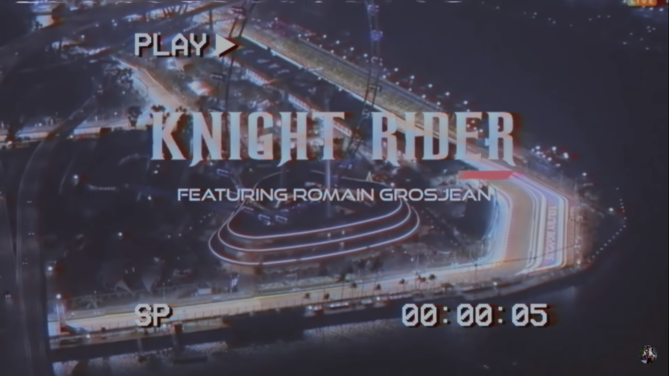 KITT és Michael Knight, avagy a Haas és Romain Grosjean Szingapúrban