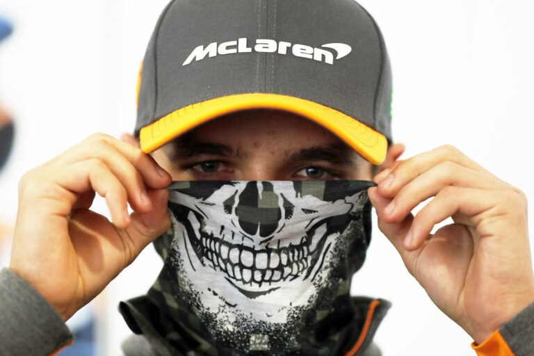 Lando Norris, McLaren, halloween, racingline.hu