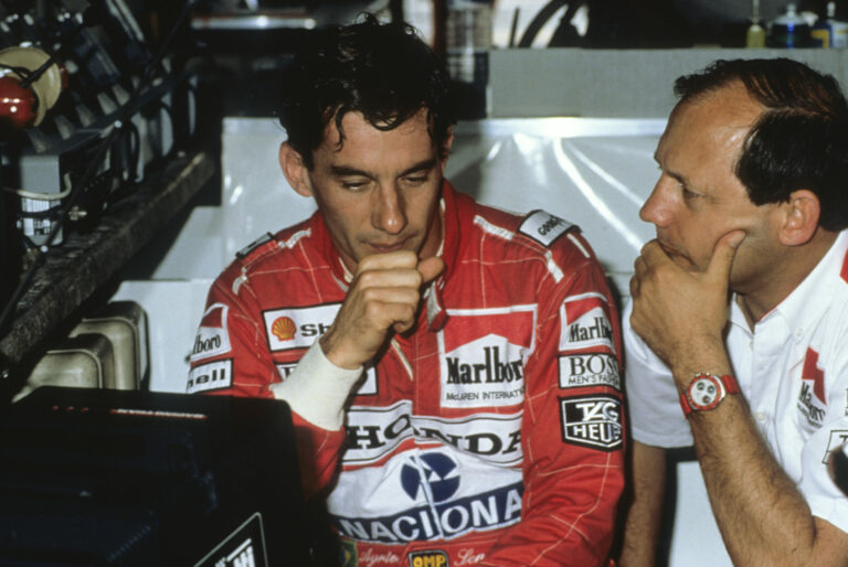 Ayrton Senna, ron dennis, racingline.hu