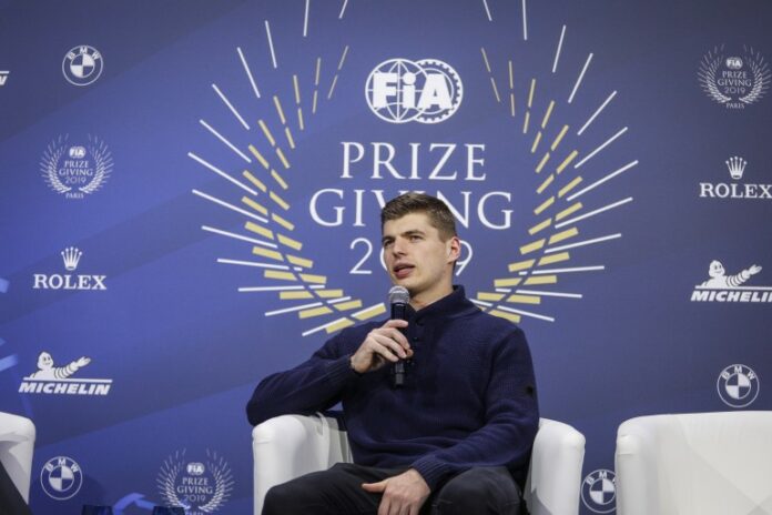 Verstappen, racingline