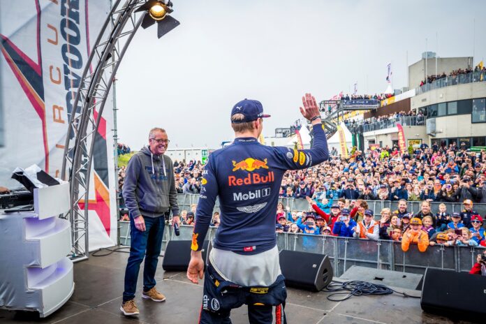 Verstappen, racingline