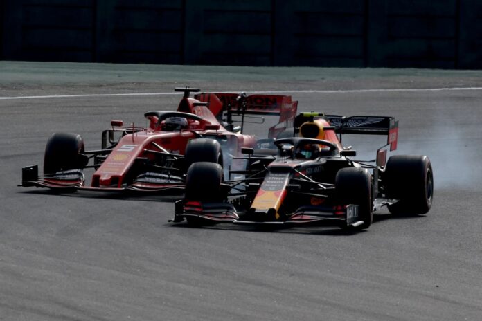 Alexander Albon, Sebastian Vettel, Ferrari, Red Bull, racingline