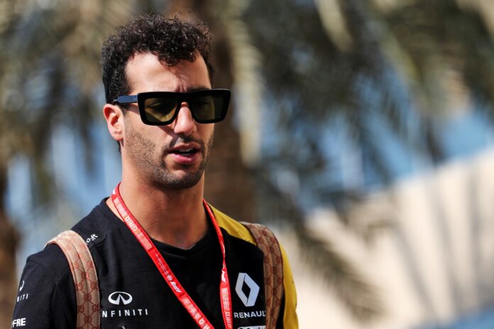 Ricciardo, racingline