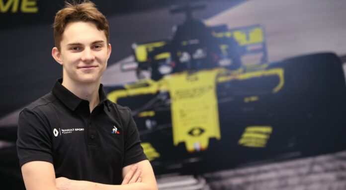 Piastri, Renault, racingline