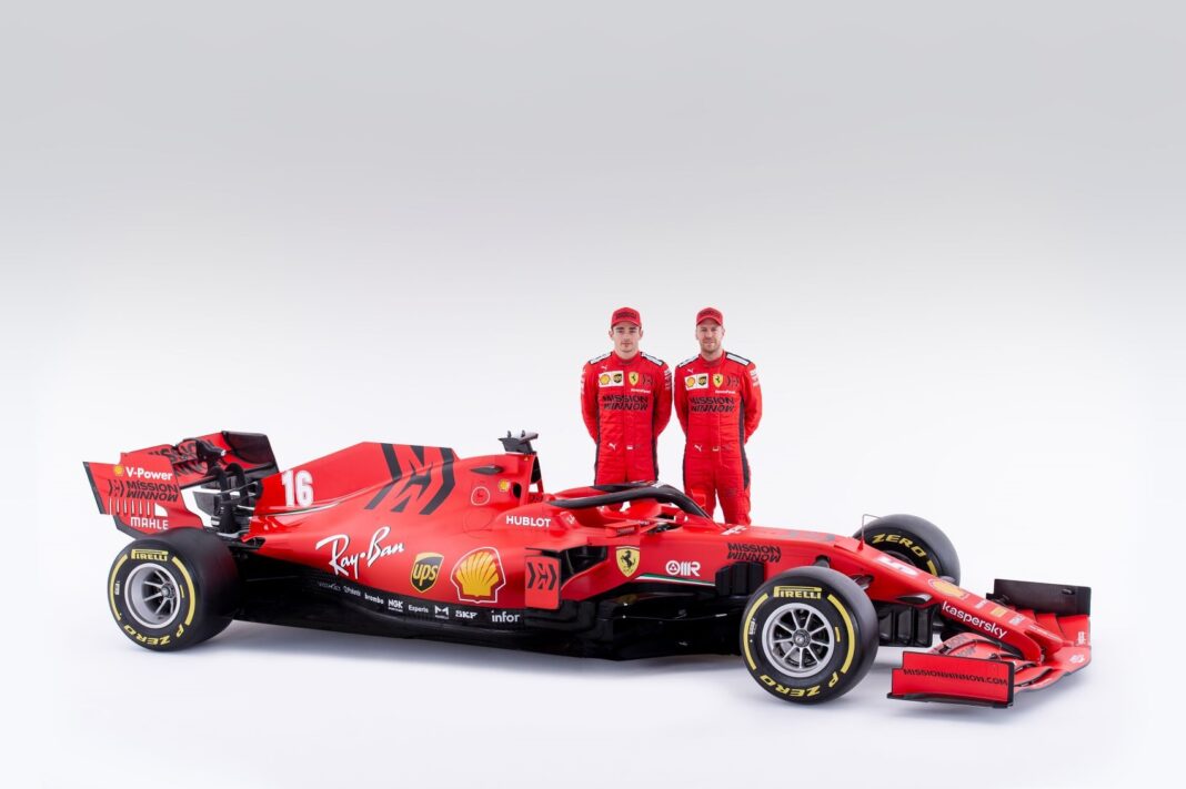Sebastian Vettel, Charles Leclerc, Ferrari, racingline